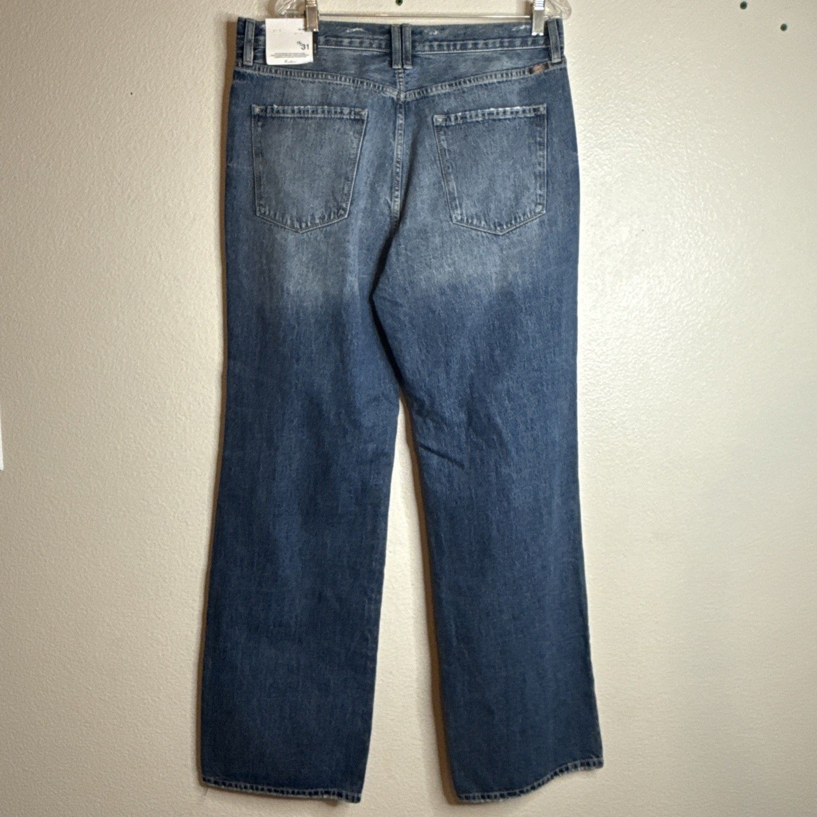 Kancan Flare Jeans Women’s 15/31 High Rise Stretchy Wide Leg Distressed New — image 7 of 8